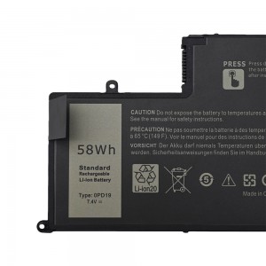 0PD19 P39F 58DP4 Laptop Battery For Dell Inspiron 5445 5447 5545 5547 5548 N5447 N5547 15-5000 Latitude 14 3450 15 3550 E3450 E3550 TRHFF 7P3X9 1V2F6