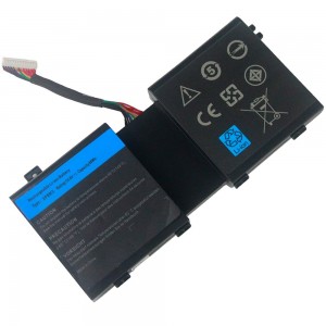14.8V 86Wh 5700mAh 2F8K3 Leabhar nótaí Athsholáthar do Dell Alienware 17 R1 17X M17X R5 Alienware 18 R1 18X M18X R3 Sraith Glúine Cearrbhachais 02F8K3 KJ2PX 0KJ2PNUG G333TT 05
