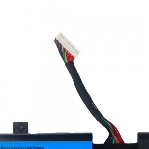 14.8V 86Wh 5700mAh 2F8K3 Leabhar nótaí Athsholáthar do Dell Alienware 17 R1 17X M17X R5 Alienware 18 R1 18X M18X R3 Sraith Glúine Cearrbhachais 02F8K3 KJ2PX 0KJ2PNUG G333TT 05