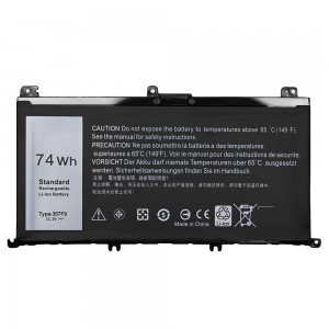 Pin 357F9 cho Dell Inspiron 7000 Dump 15 7566 7567 7557 7559 I7559 5576 5577 INS15PD-1548B 1548R 2748R 1748B 1748R 2548R 2548B Dòng máy tính xách tay chơi game 0GFJ6 71JF4 11,1V 74Wh