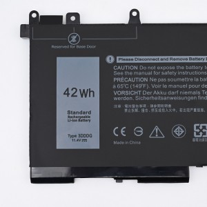 3DDDG 03VC9Y 45N3J 3VC9Y Laptop Battery for DELL Latitude 15 3520 3530 M3520 12 5280 E5280 14 5480 E5480 15 5580 E5580 Series laptop battery