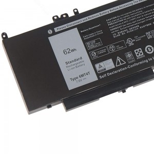 6MT4T laptop battery for Dell Latitude E5270 E5470 E5570 E5550, Part number 7V69Y 6MT4T TXF9M 79VRK 07V69Y（62Wh 7.6V）