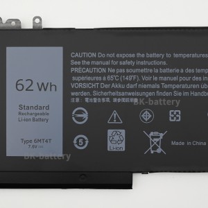 6MT4T Laptop Battery For Dell Latitude E5570 E5470 E5270 E5250 E5550 E5450 3510 5550 JY8D6 3150 3160 5450 NGGX5 79VRK RYXXH NGGX5 laptop battery