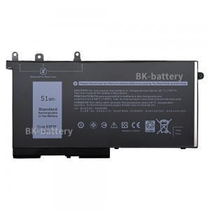 93FTF Laptop Battery for Dell Latitude 5280 E5280 5288 E5288 5290 5491 5480 E5480 5590 11.4V 51WH 93FTF