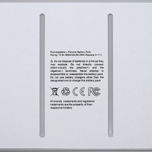 MacbookPro用A1175ラップトップバッテリーA1150A1260バッテリー