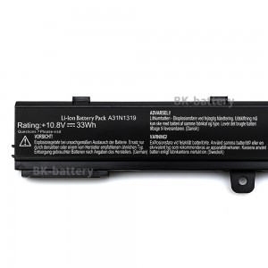A31N1319 Laptop battery A41N1308 battery For ASUS X451 X551 X451C X551C D550 A41 laptop