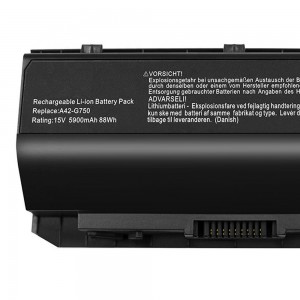 Ceallraí Glúine A42-G750 Do ASUS G750 G750J G750JH G750JM G750JS G750JW G750JX G750JZ G750Y47 X551M JX-BL ROG GX800VH G752