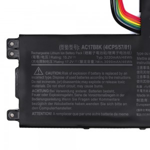 AC17B8K Laptop Battery for Acer Swift 3 SF315-52 SF315 SF315-52G-58HG Notebook Battery