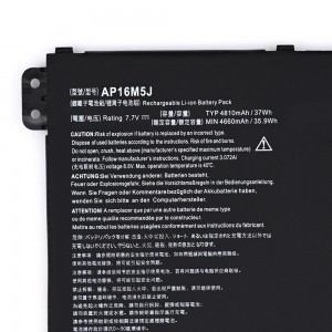 AP16M5J Laptop Battery for Acer Aspire 3 A114-31 A114-31-C5GM A114-31-C4HH A114-31-C3E6 A515-51 ES1-523 A314-31 A315-21 A315-31 A315-51 A315-52