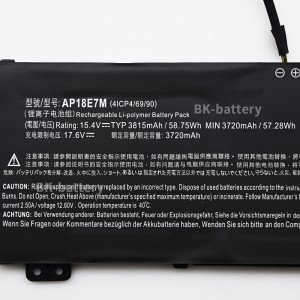 AP18E7M AP18E8M Laptop Battery for Acer Nitro 5 AN515-43 AN515-44 AN515-52 AN515-54 AN517-51 AN517-52 for Nitro 7 AN715-51 for Aspire 7 A715-74G for Predator Helios 300 PH317-53 for Triton 300 PT315-51