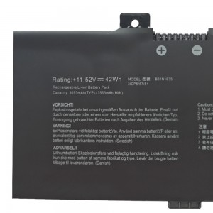 B31N1635 battery for Asus 705NA X705NC X705UA X705UV X705NA laptop battery