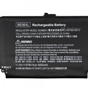 BE06XL battery Laptop Battery BE06XL for HP Elitebook Folio 1040 G4 laptop