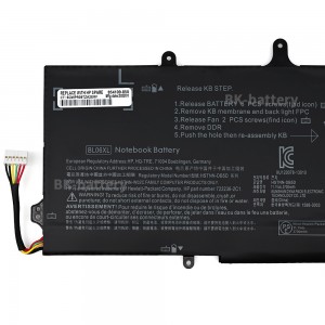 BL06XL laptop battery for HP EliteBook Folio 1040 G1 G2 G3 laptop