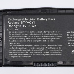 BTYVOY1 Battery for Dell Alienware R3 R4 laptop battery