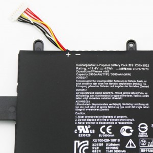 C31N1522 Laptop Battery For Asus N593UB Q553UB N593UB-1A Q553UB-1A Q553UB-BSI7T13 Series 3ICP5/79/73 0B200-01880000 battery
