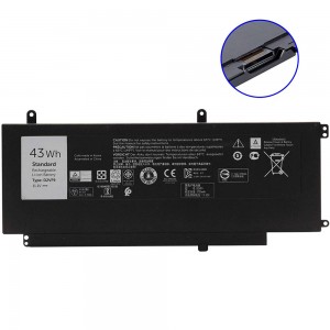 Battery for DELL 4P8PH D2VF9 PXR51, DELL Vostro 14 14 5000 Series, Vostro 5459 Series, DELL Inspiron 7547 N7547 Series, Inspiron 15 15 7000 Series, Inspiron 15-7548 Series.
