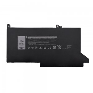 DJ1J0 Battery for Dell Latitude 7280 7380 7480 7290 7390 7490 Laptop Battery