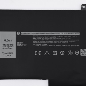 DJ1J0 Battery for Dell Latitude 7280 7380 7480 7290 7390 7490 Laptop Battery