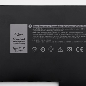 DJ1J0 Battery for Dell Latitude 7280 7380 7480 7290 7390 7490 Laptop Battery