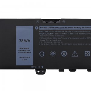 F62G0 Laptop Battery for Dell Inspiron 13 7000 5370 7370 7373 7380 7386 P83G001 P83G002 P87G001 Vostro 5370 D1525S D1505G Laptop Battery