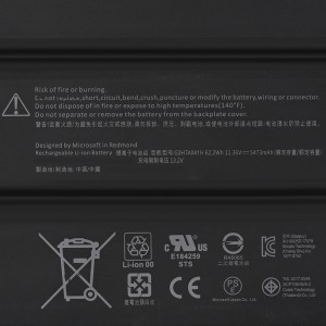 G3HTA041H G3HTA040H Battery For Microsoft Surface BOOK 2 15Inch 1813 1793 KEYBOARD BASE battery