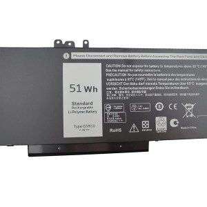 51WH G5M10 Laptop Battery for Dell Latitude E5450 E5550 Notebook 15.6″ Series 8V5GX R9XM9 WYJC2 1KY05 7.4V 4-Cell