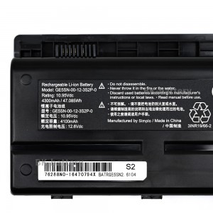 GE5SN-00-12-3S2P-0 Laptop battery For MECHREVO X7TI X7TI-S X7TI-S1 X6TI X6TI-S X6TI-M2 GE5SN-03-12-3S2P-0