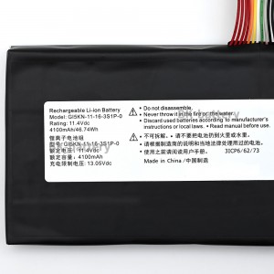 GI5KN-11-16-3S1P-0 GI5KN-00-13-3S1P-0 GI5CN-00-13-3S1P-0 Laptop Battery For Mechrevo Z7M-KP5GC Z7M-KP7GC Z7M-SL7 D2 Z7-KP7GT Z7M-KP7S X1 X2