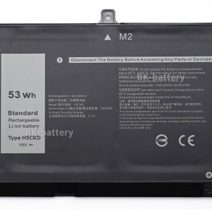 H5CKD Laptop Battery for Dell Vostro 5300 5301 5401 5402 5501 5502 for Latitude 3410 3510 for Inspiron 5300 5301 5401 5402 5408 5409 5501 5502 5505 5508 5509 for Inspiron 14 5401 5408 15 5501 5502 5509 for Inspiron 5400 5406 7405 2-in-1 for Inspiron 14 7405 2-in-1 for Inspiron 7300 7500 7506 2-in-1 Silver