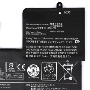 L15M4PC2 Battery for Lenovo Yoga 710 L15M4PC2 L15L4PC2 2ICP6/64/71-2 Laptop Battery