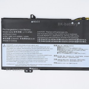 L17C4PB0 L17M4PB0 L17C4PB2 L17M4PB2 2ICP4/41/100-2 3ICP4/41/110 Laptop Battery for Lenovo IdeaPad 530S FLEX 6