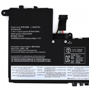 L19M3PD3 L19L3PD3 L19D3PD3 Battery For Lenovo IdeaPad S540 Pro-13 2019 2020 2021 Series 5B10V27761 5B10W67393 laptop battery