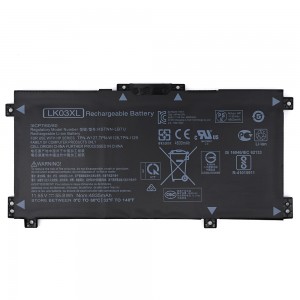 Ceallraí glúine LK03XL do HP Envy X360 15-BP000 15M-BP000 15M-BQ1XX TPN-W127 TPN-W128 Sraith leabhar nótaí 916814-855 HSTNN-UB71