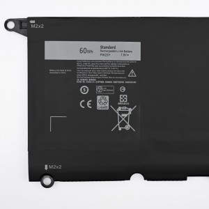 PW23Y TP1GT RNP72 Laptop Battery For Dell XPS 13 9360 13.3” Laptop Battery