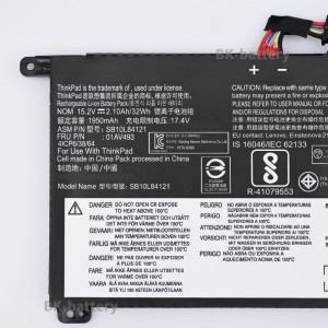 SB10L84121 01AV493 00UR891 00UR890 00UR892 4ICP6/38/64 SB10L84123 SB10L84122 Laptop Battery for Lenovo ThinkPad T570 T580 P51S P52S Series