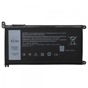WDX0R Laptop Battery for dell Inspiron 15 7579 7569 5578 5565 5567 5568 5570 5775 5579 7560 7570 13 5378 5368 7375 7368 7378 17 5765 5767 5770 Series laptop battery